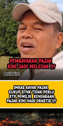 PEMBAYARAN PAJAK KINI JADI M3LEDAK !? #bayarpajak #stnk #kendaraan #shortsvideo #viral #news #shorts