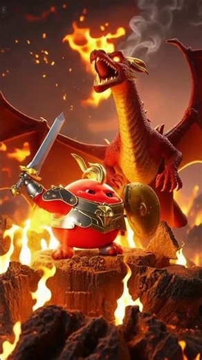 Red Slime vs Fire Dragon