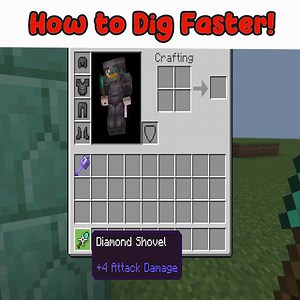 Did you know that you mine faster if you are the max distance away from the block in Minecraft #minecraft #gaming #tips | Minecraft Daily Videos