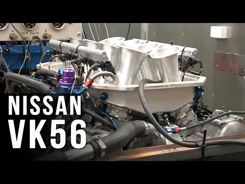Nissan VK56 engine dyno - 660hp @ 8800rpm