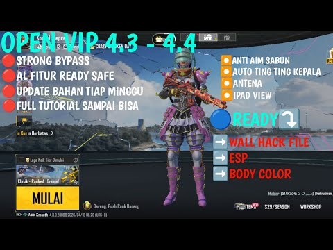 GACOR PARAH🔥CHEAT PUBG 4.3 SUPER LENGKAP 2026
