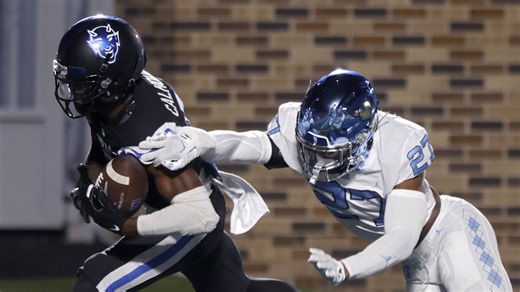 Duke and North Carolina battle in rivalry football action