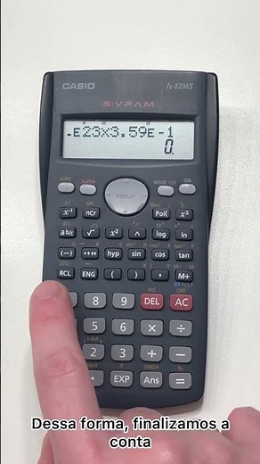 Como utilizar o expoente na calculadora científica