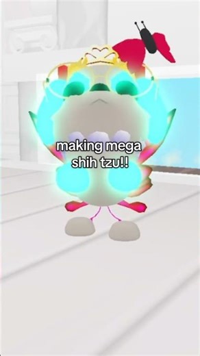 #adoptme MEGA NEON SHIH TZU IS TO CUTE AND ADORABLEEE 😍#roblox #shorts