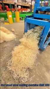 Holzwolle Herstellung Maschine KMK 550 Eco Wood wool making machine