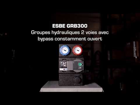 Nouvelle sortie : ESBE GRB300 – Groupes hydrauliques 2 voies avec bypass constamment ouvert