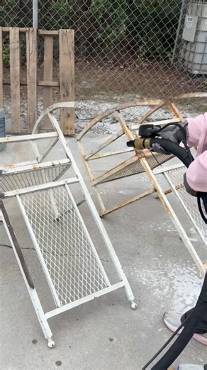 Give that rusty antique furniture new life with a fresh coat of powder. #powdercoating #restoration #antique | Coxbuilt Customs