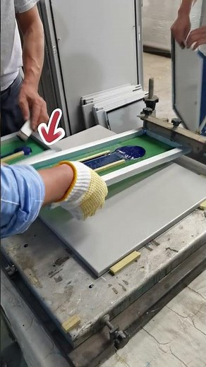 Silk Screen on Sheet Metal #silkscreenprinting #silkscreen #sheetmetal #madeinchina #chinafactory
