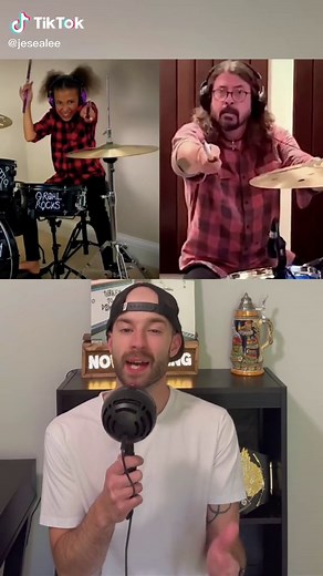 Nandi Bushell Drummer with Dave Grohl Live Jam Session