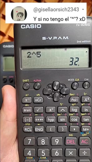 Cómo calcular potencias con calculadora científica