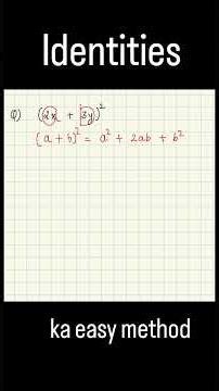 Easy method to solve identities questions #maths #trigonometricalidentities #facts