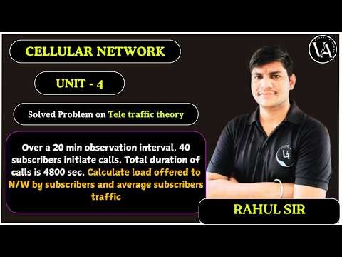 Solved Problem - 1 | Tele Traffic Theory Solved Problem | Load & Subscriber Traffic Explained