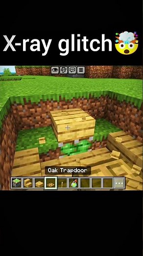 Minecraft x-ray glitch🤯🤯🤯