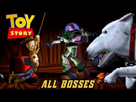 Toy Story (SNES) - All Bosses [No Damage]