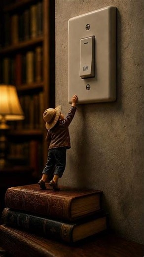 A Tiny Man's Library Adventure 📚🤲 #shorts