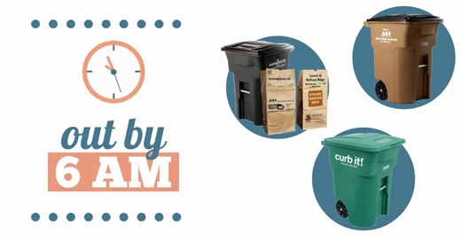 Don’t miss out! Have your carts at the curb by 6 AM to ensure collection. Routes and collection times can change, so it’s important your cart is ready and waiting when the trucks go by. Don’t chance getting missed! | Metro Waste Authority | Facebook