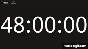 48 Hour Countdown Timer on Make a GIF