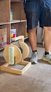 Wooden cable reel idea. #Woodwork #woodworking #carpenter #fblifestyle #diy #woodcraft #woodworker | Iza Askana