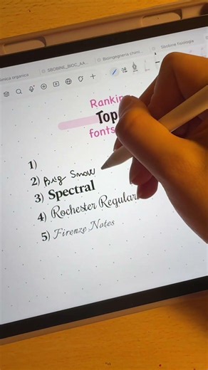 My favourite #freenotes fonts ✨💞 adv #notetaking #ipadnotes #fonts #uni
