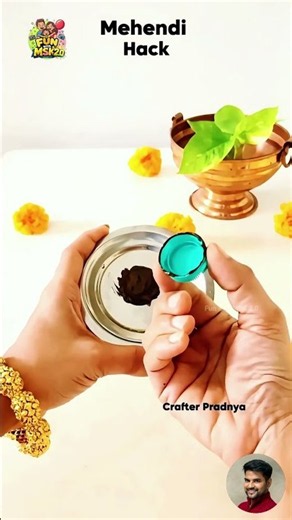 Free Hand Mehendi ❌ | Bottle Cap Mehendi ✅| kolam / Rangoli Part - 500 #funwithmsk