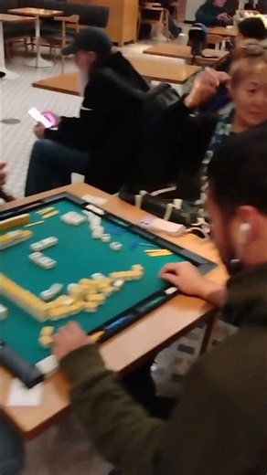 ❤️ 💜 ❤️ 💜 our weekly super fun Sunday Riichi Mahjong group games of open plays #mahjong #mahjongsoul