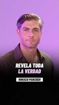 Mira el episodio completo aquí ☝️▶️ Horacio Pancheri revela todo lo que vivió