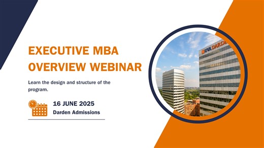 Executive MBA Overview Webinar - June 16