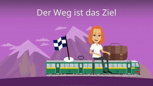 Der Weg ist das Ziel • Sprüche und Bedeutung