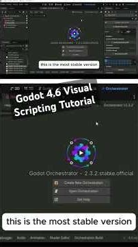 Godot 4.6 Visual Scripting - Orchestrator 2.3.3 Tutorial #godot #orchestrator #visualscripting