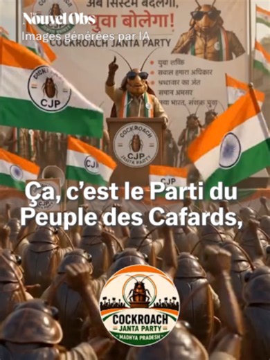 En Inde, le « Parti des Cafards », un mouvement de contestation de la Gen Z, fait trembler le pouvoir. Née en réaction à des propos du président de la Cour suprême du pays qualifiant de « cafards » et « parasites » les jeunes chômeurs, la mobilisation a rapidement pris de l’ampleur. On vous raconte. #sinformersurtiktok #inde #genz