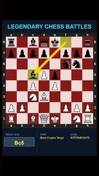 The Black Knights Tango | Chess Opening Trap #chess #chessopenings