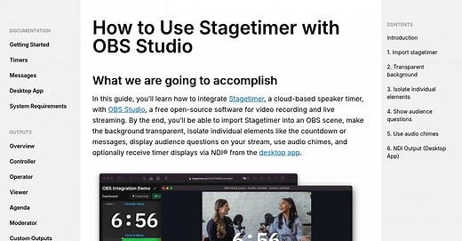 How to Use Stagetimer with OBS Studio | stagetimer.io