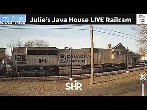 Julie's Java House Live Railcam - Columbus, WI #steelhighway