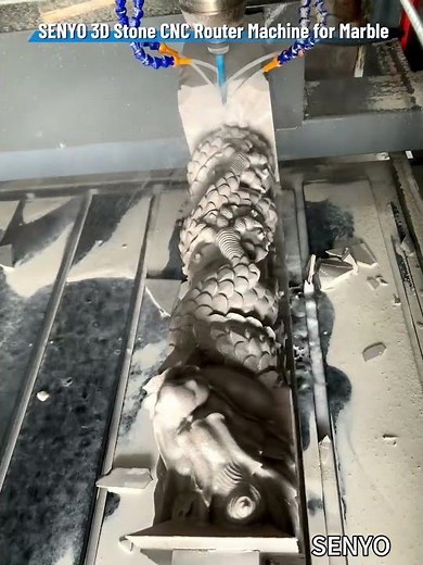 High Precision Stone CNC Router Machine for Granite Marble Engraving | CNC Stone Cutting