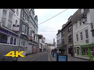 Plymouth Walk: City Centre【4K】
