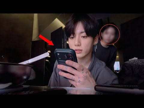 Live 🔴BTS Jungkook on the phone with his girlfriend during a Weverse live broadcast