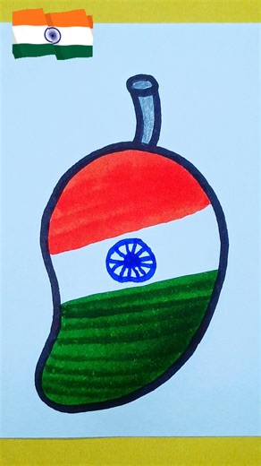 Jan Gan Man | 🇮🇳 india flag drawing | independence day drawing #shorts #art #flag