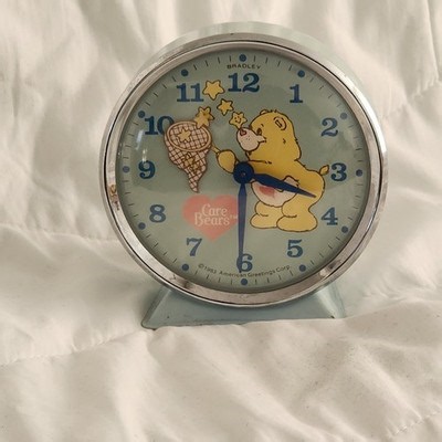 Bradley Care Bears Animated Desk Alarm Clock American Greetings 1983 Working | eBay
