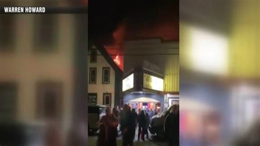Hundreds evacuated after fire breaks out near historic Plymouth, NH theater