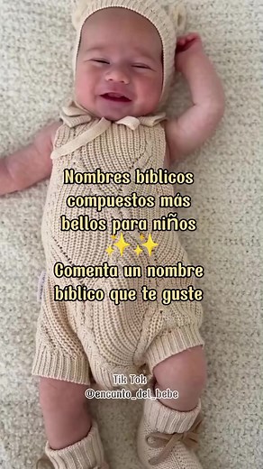 Los nombres bíblicos compuestos más bellos para niños
