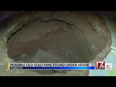 Abandoned gold mine found under NC home, expert says