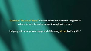 This is what smart sounds like! Responding to your changing listening needs, the Cochlear Nucleus Nexa System adapts its power usage across the day! Learn more about the world’s smallest and lightest sound processors with all-day battery life: https://bit.ly/4a3v5NX. | Cochlear Americas