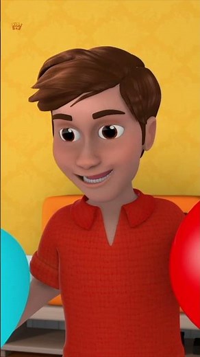Colorful Balloon Song for Kids #shorts #preschool #animation #singalong #educational