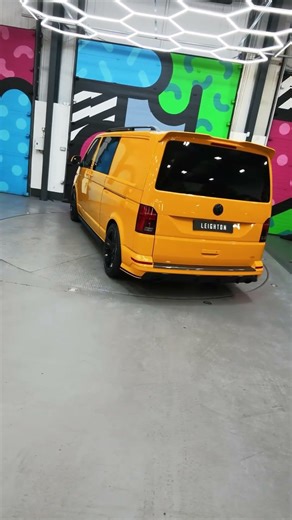 VW Transporter Kombi Chrome Yellow #leightonvans #vwtransporter #vdub #volkswagentransporter
