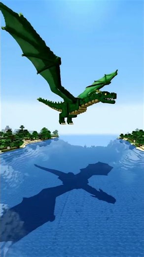 Minecraft GIANT Flying Dragon! 🐉🔥 (Epic Build Showcase) #Shorts" #minecraft #minecraftbuilding