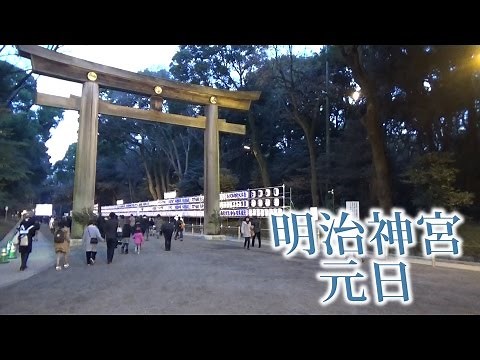 TOKYO.【明治神宮】Meiji Jingu Shrine on New Year's Day 2017 (平成29年 明治神宮への初詣)