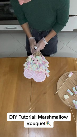 DIY Marshmallow Bouquet Tutorial