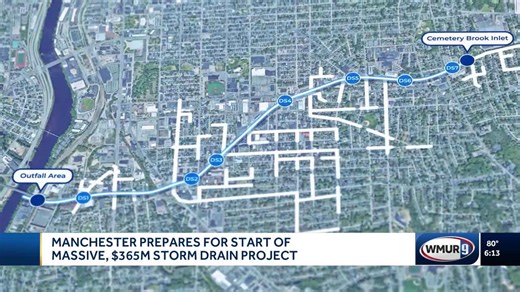Drilling to begin soon for massive storm drain project in Manchester