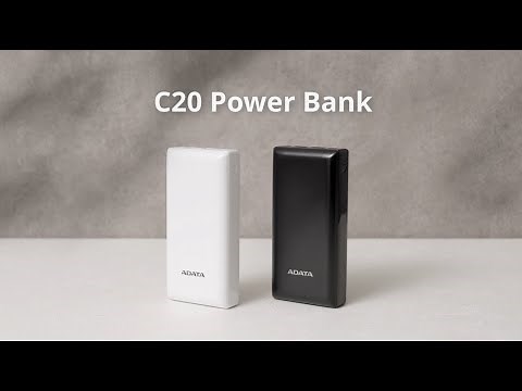 ADATA C20 Power Bank - Robust Power for 3-Device Charging