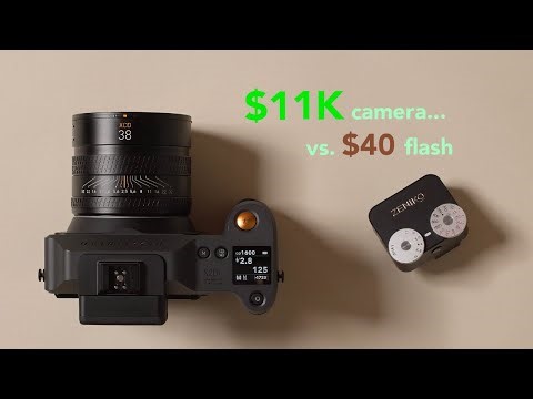 I tested a $40 Zeniko Flash... on a $11k Hasselblad?